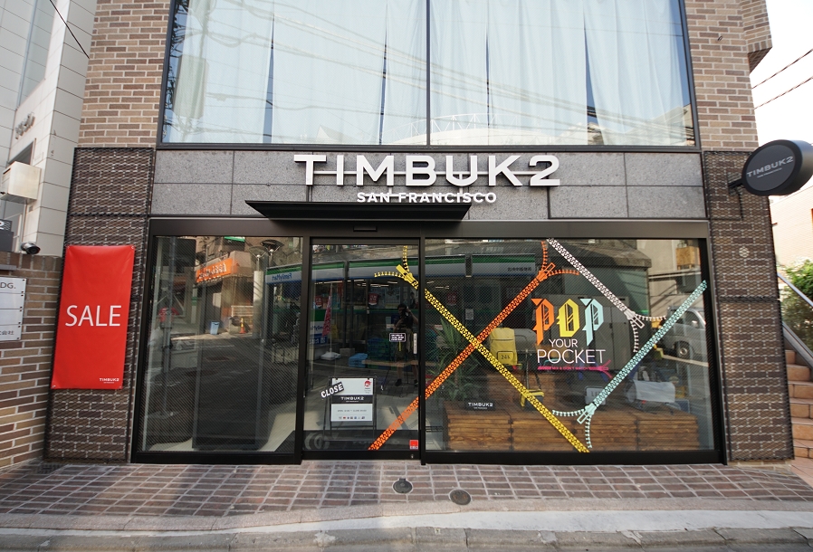 TIMBUK2 TOKYO ティンバックツー 原宿の詳細な画像です。