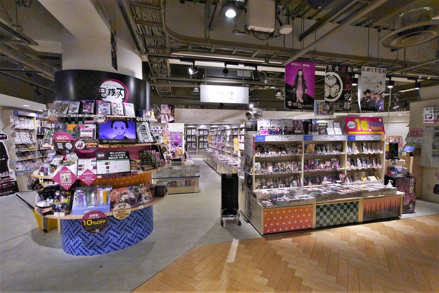 HMV&BOOKS SHIBUYAのコミックコーナー