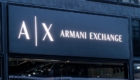 ARMANI EXCHANGE 原宿店の看板