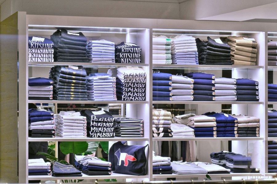 メゾン キツネ 青山の店内の様子