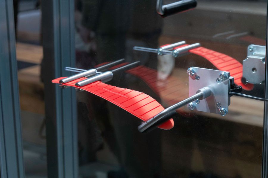 Onのスピードボードのテクノロジーの展示