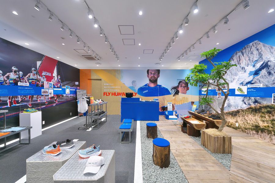 HOKA(ホカオネオネ) 渋谷 ミヤシタパークの店内の様子