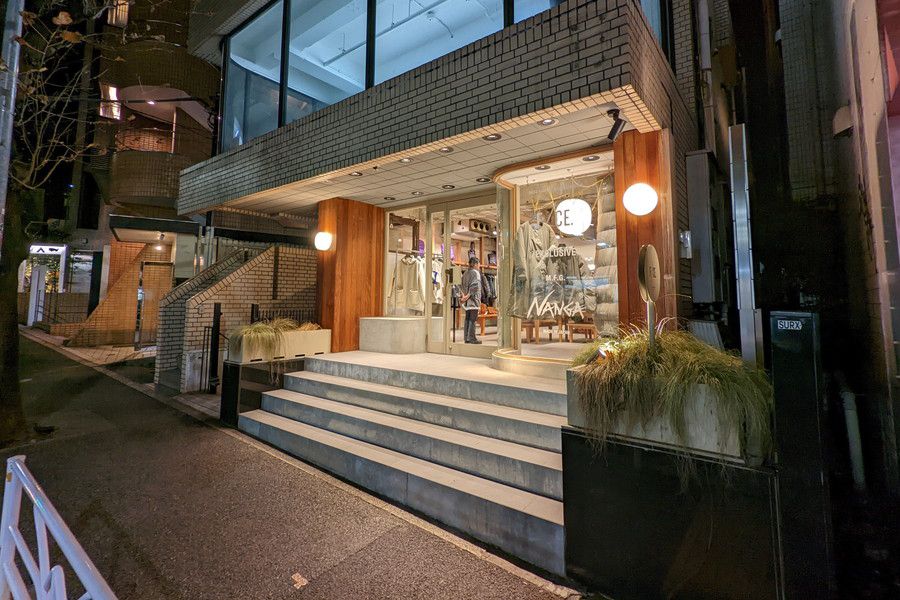 FCE 代官山にある店舗の外観