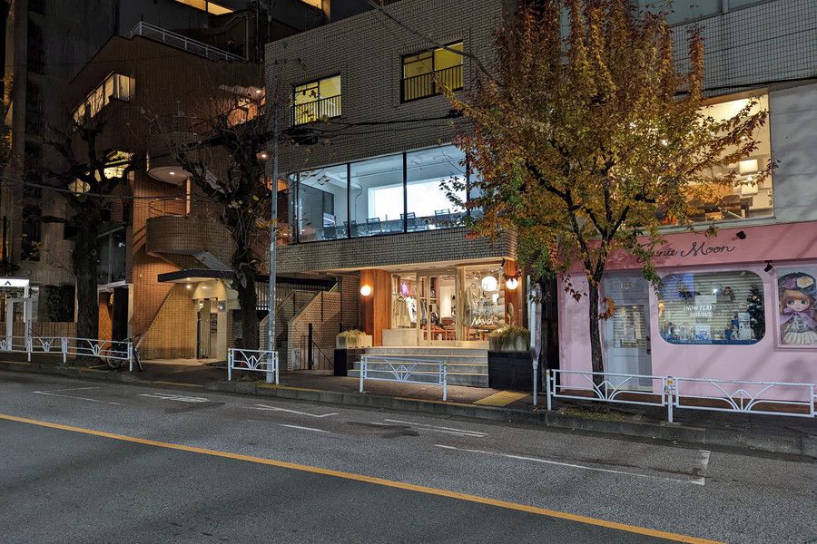 FCE 代官山の店舗の周辺の様子