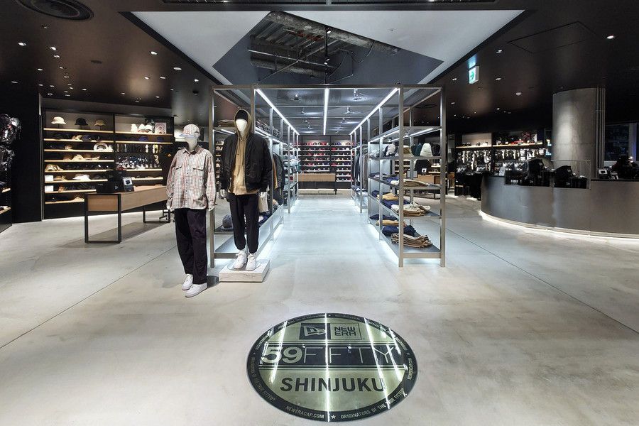 NEW ERA(ニューエラ) 新宿 フラッグス リニューアルした店内の様子