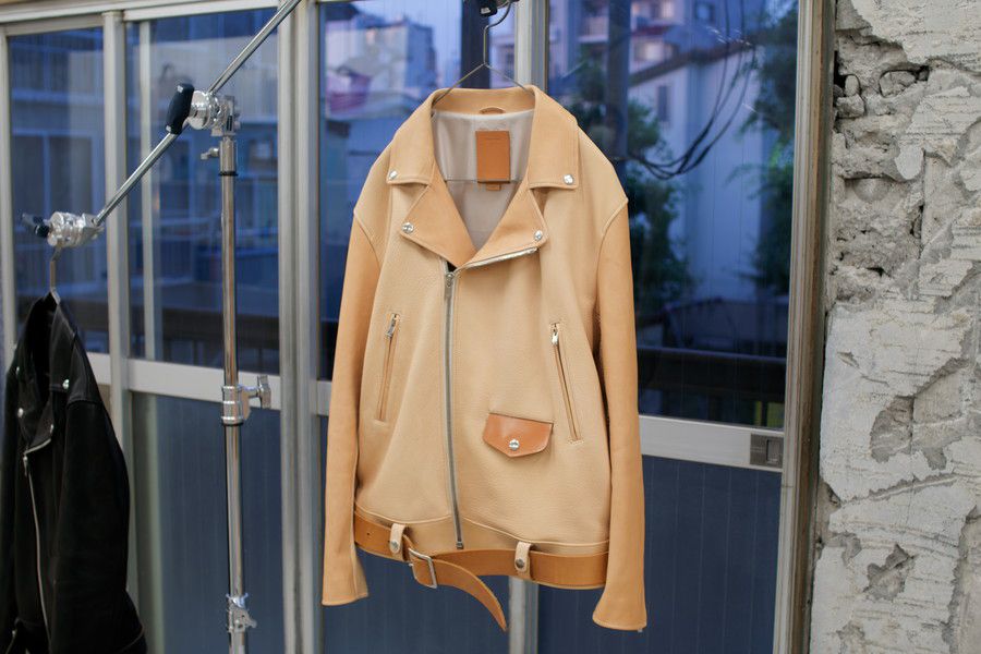 スキマ 恵比寿 レザーのライダースジャケット