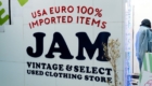 古着屋 JAM(ジャム) 原宿店の看板