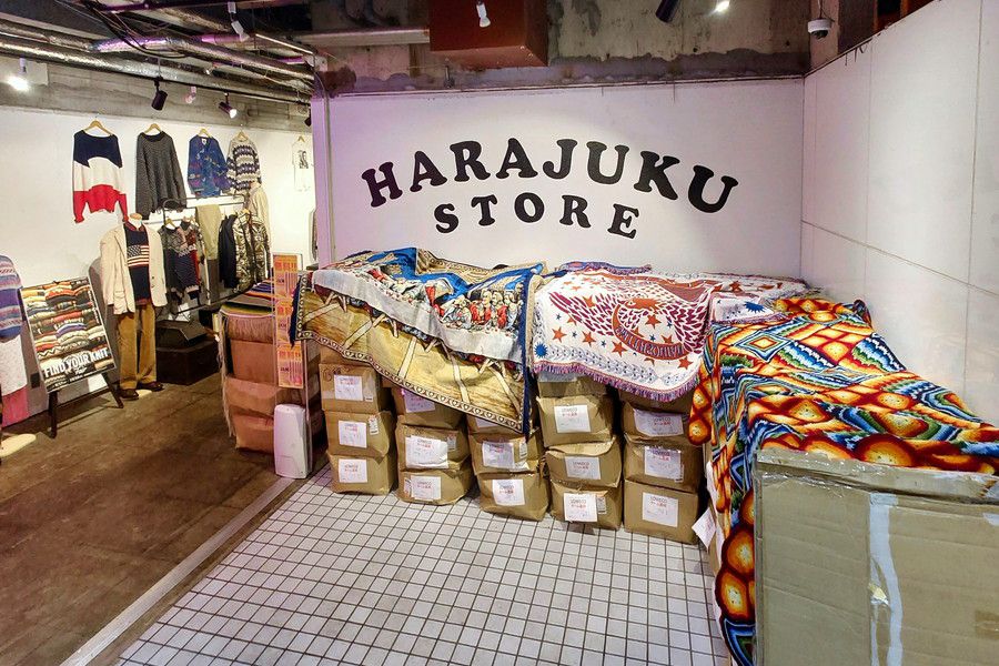 古着屋 JAM(ジャム) 原宿店のエントランス