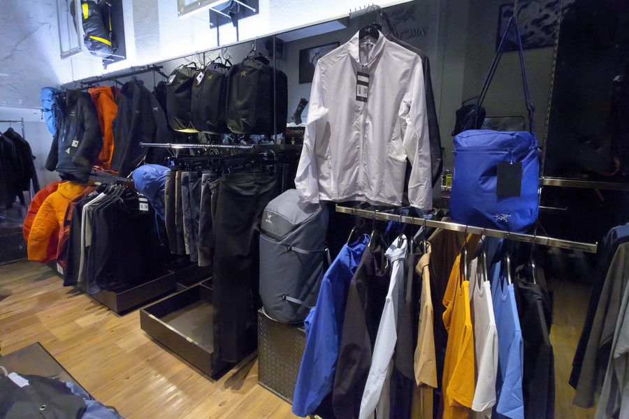 アークテリクス 銀座のアパレル類