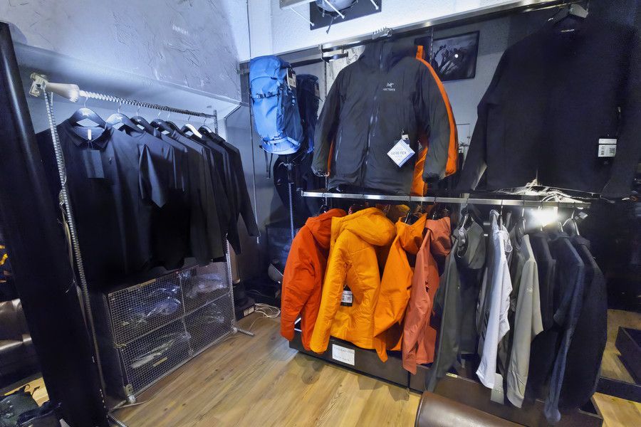 アークテリクス 銀座のアパレル類