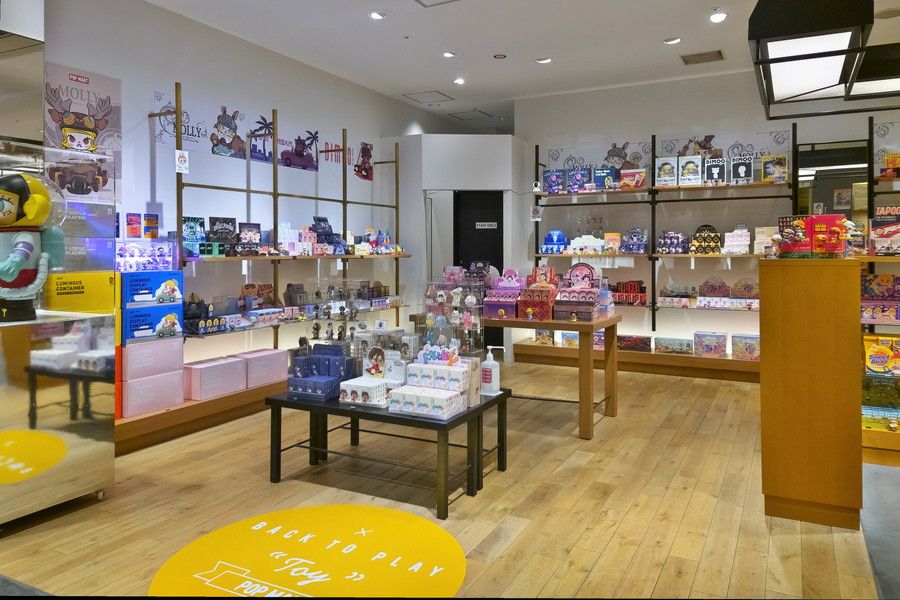 POP MART(ポップマート) アクアシティ お台場の店内の様子