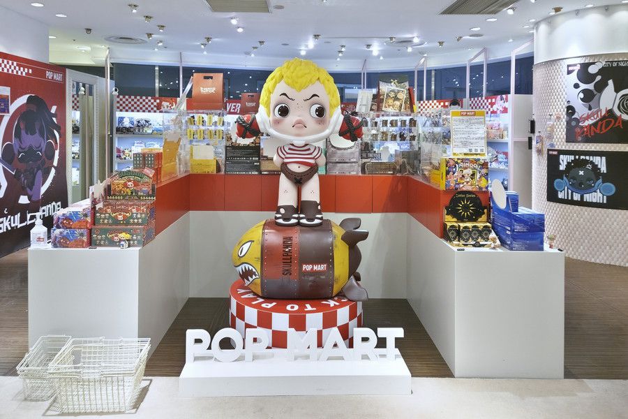 POP MART ピーダッシュ 'パルコの店内の様子