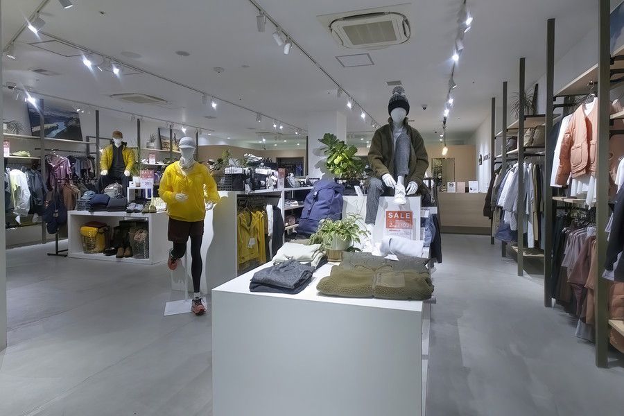 THE NORTH FACE/DANSKIN(ノースフェイス ダンスキン) 南町田グランベリーパークの店内の様子