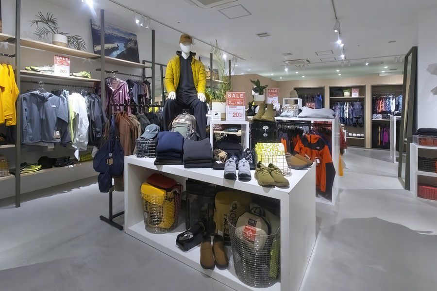THE NORTH FACE/DANSKIN(ノースフェイス ダンスキン) 南町田グランベリーパークの店内の様子