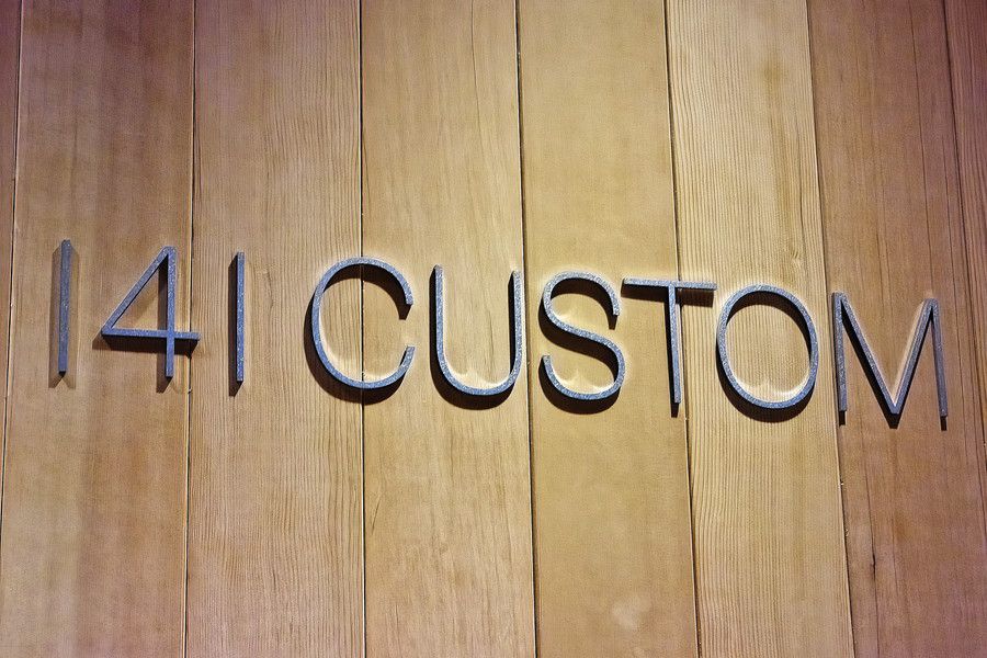 THE NORTH FACE SPHERE(ザ・ノースフェイス スフィア) 3Fの141CUSTOM(カスタムオーダー)のロゴ