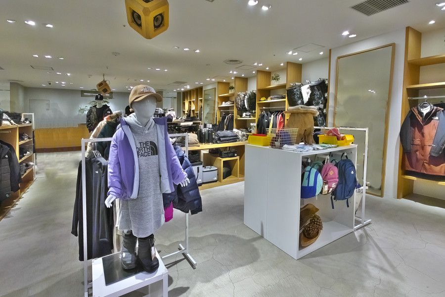 THE NORTH FACE(ザ・ノース・フェイス) 池袋サンシャインシティの店内の様子