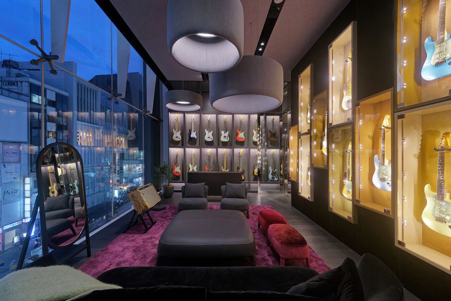 FENDER FLAGSHIP TOKYO(フェンダー フラッグシップ 東京)の試奏スペース