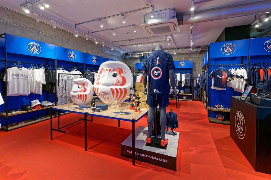 パリサンジェルマン(PSG) 表参道の店内の様子