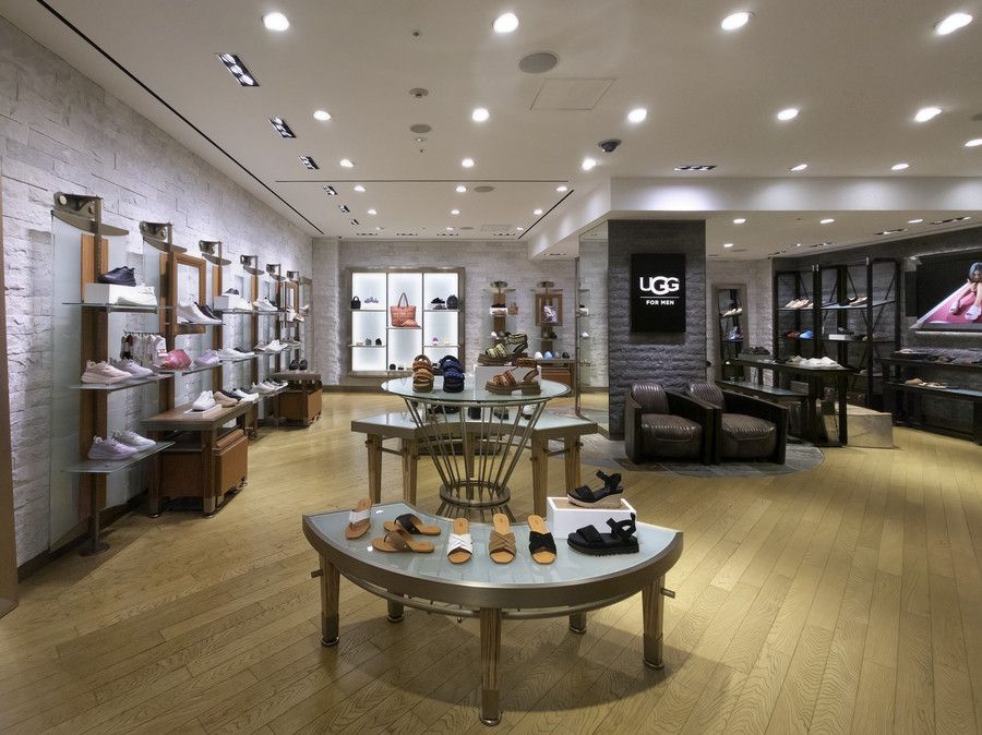 UGG(アグ) 表参道ヒルズの店内の様子
