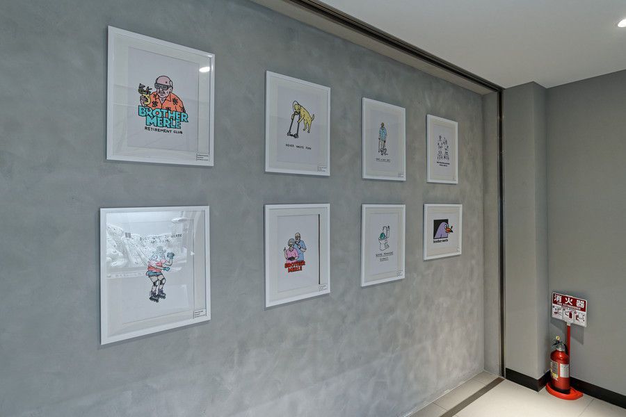 KInetics(キネティクス) 原宿のアート作品の展示スペース