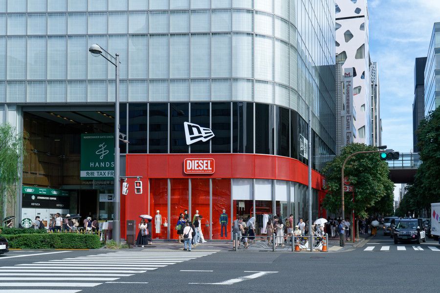 NEW ERA(ニューエラ) 銀座の周辺の様子