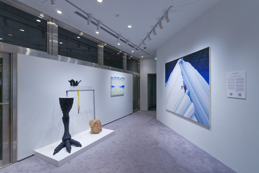 ROKU 青山のアート作品の展示スペース