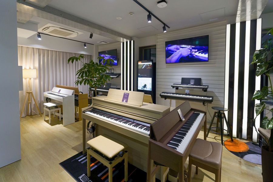 ローランド原宿の２Fの店内の様子