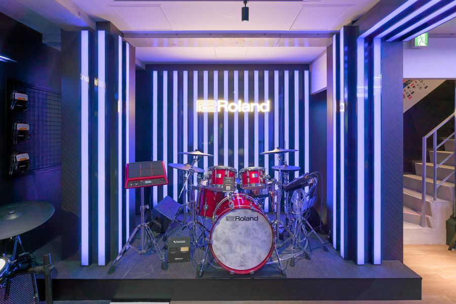 Roland Store Tokyo(ローランドストア 東京)のドラムセット