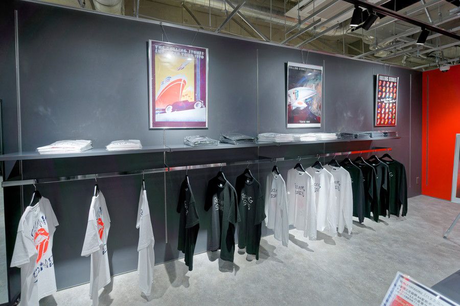 ユニバーサルミュージック 原宿のローリングストーンズのTシャツ