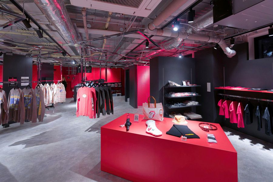 ユニバーサルミュージックストア 原宿の2Fの店内の様子