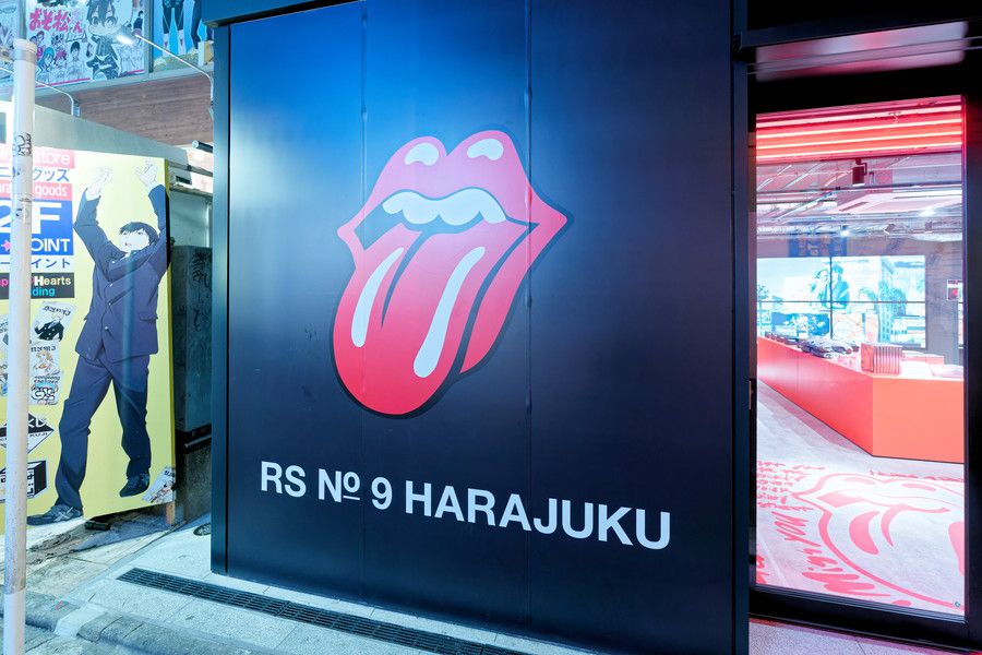 RS No.9 HARAJUKU ローリングストーンズのロゴ
