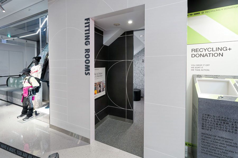 ランナーがランイベントなどで利用できる更衣室