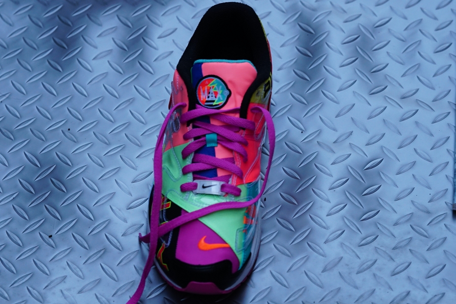 NIKE AIRMAX 2 LIGHT atmos シューレース変更ディテール 右