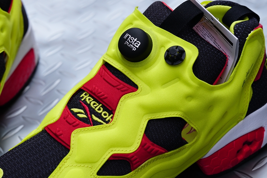 Reebok PUMPFURY OG (リーボック ポンプフューリー)シトロン アッパー・ディテール