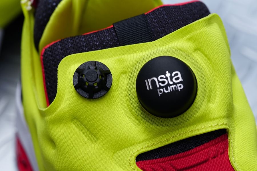 Reebok PUMPFURY OG (リーボック ポンプフューリー)シトロン アッパー・ディテール