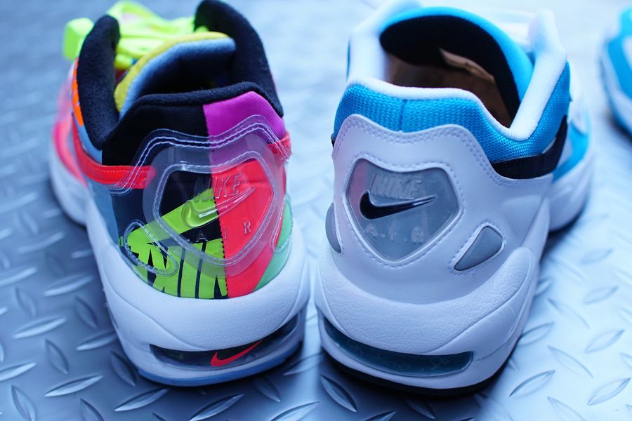 AIR MAX2 LIGHT(エアマックス スクエアライト) atmos ブルーラグーン 比較 ヒール