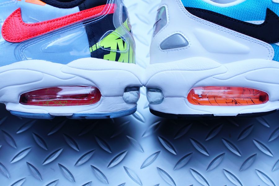 AIR MAX2 LIGHT(エアマックス スクエアライト) atmos ブルーラグーン 比較 エアソールユニット