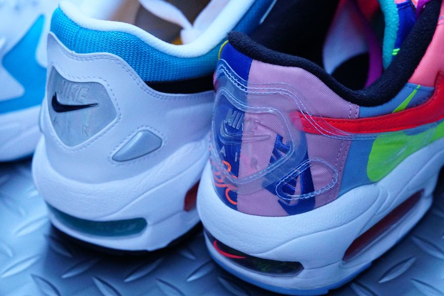 OGと別注を見比べてみた。AIR MAX2 LIGHT atmosとブルーラグーン OGと別注を見比べてみた。AIR MAX2 LIGHT atmosとブルーラグーン