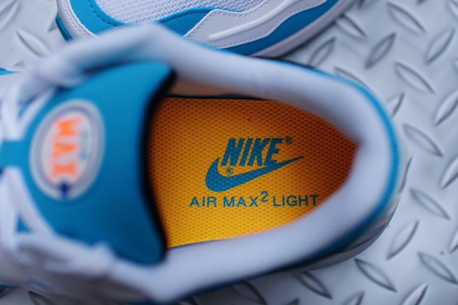 NIKE AIR MAX2 LIGHT(ナイキ エアマックススクエアライト) OG BLUE LAGOON(ブルーラグーン) ヒール