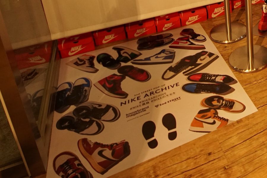 2nd STREET POP-UP NIKE ARCHIVE (セカンドストリート ポップアップ ナイキ アーカイブ) フォトレポート 店内