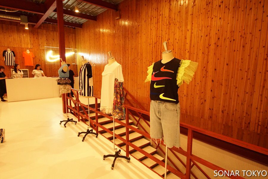 NIKE LAB POP-UP THE TOKYO SPACE ナイキラボ ポップアップ アパレルカスタマイゼーション 作例