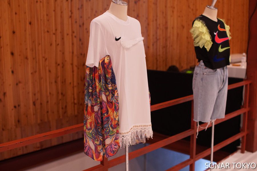 NIKE LAB POP-UP THE TOKYO SPACE ナイキラボ ポップアップ アパレルカスタマイゼーション 作例