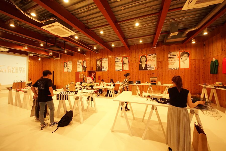 NIKE LAB POP-UP THE TOKYO SPACE ナイキラボ ポップアップ アパレルカスタマイゼーション