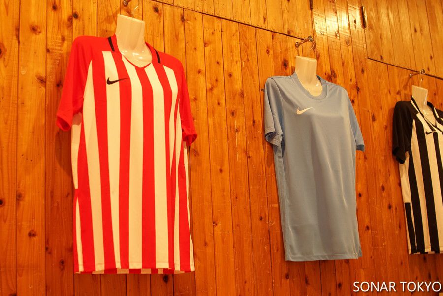 NIKE LAB POP-UP THE TOKYO SPACE ナイキラボ ポップアップ アパレルカスタマイゼーション サッカージャージ