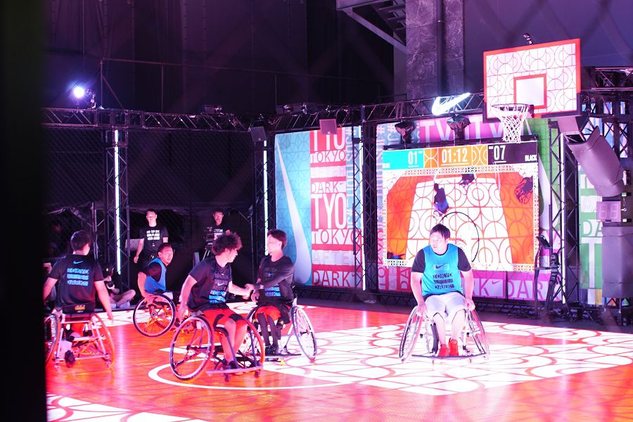 NIKE TOKYO AFTER DARK at SHIBUYA(ナイキ トーキョー アフター ダーク 渋谷) 車いすバスケットボール