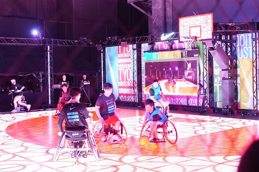 NIKE TOKYO AFTER DARK at SHIBUYA(ナイキ トーキョー アフター ダーク 渋谷) 車いすバスケットボール
