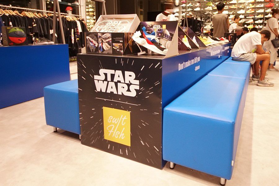 スター・ウォーズ スウィフトフィッシュ(STAR WARS Swiftfish) ポップアップ アトモス 新宿(atmos Shinjuku)