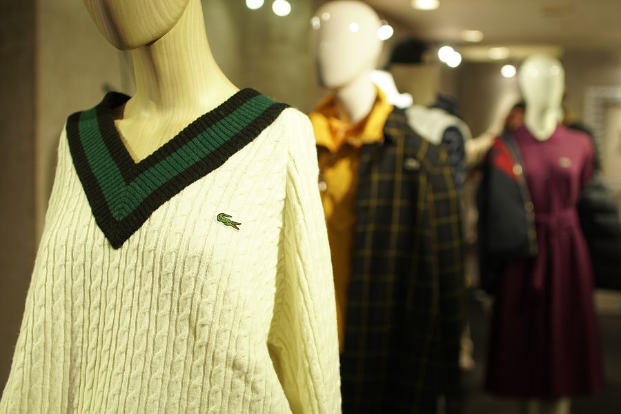 ラコステ ポップアップストア LACOSTE OLD meets NEW!! USED ディスプレイ