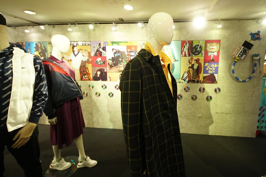 ラコステ ポップアップストア LACOSTE OLD meets NEW!! USED ディスプレイ