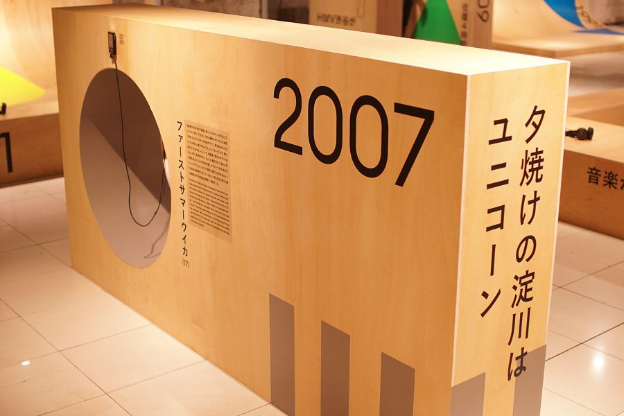 WALKMAN IN THE PARK キャッチコピー 2007年 夕焼けの淀川はユニコーン